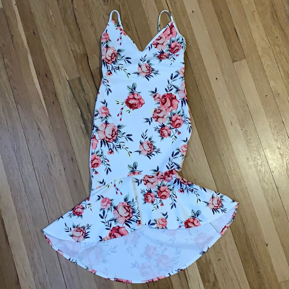 Floral Spaghetti Strap Dress